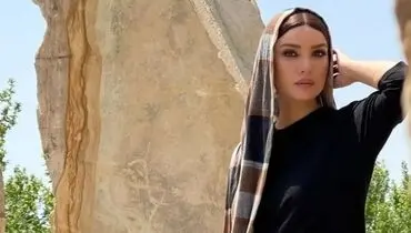تصویری از متین ستوده در لباس زنان چینی