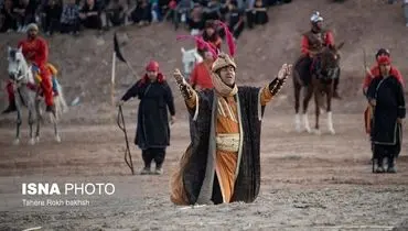 بزرگترین تعزیه میدانی کشور در صحرا رود + تصاویر