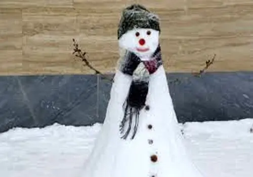 ساخت آدم‌برفی در اردوی تراکتور؛ بیرانوند کارگردان شد! +ویدیو