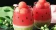 طرز تهیه ژله هندوانه لیوانی ساده و راحت برای یلدا
