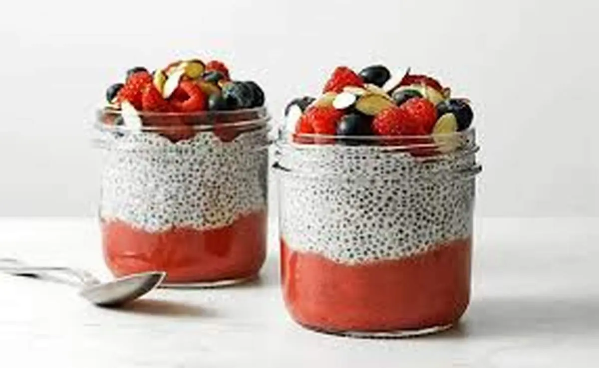 پودینگ دانه چیا چند کالری دارد ؟
