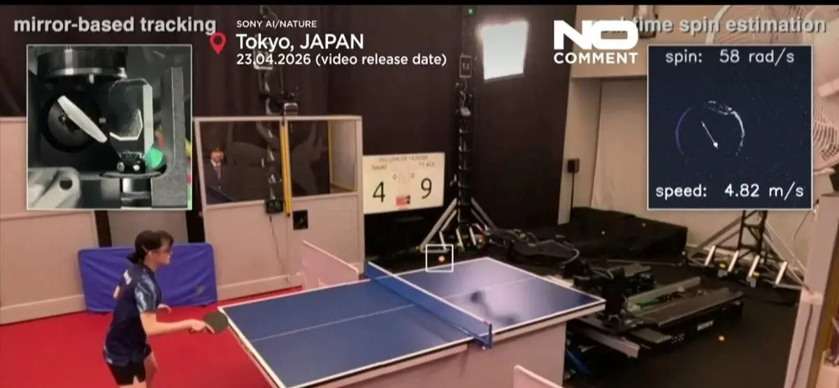 دقت و سرعت ربات سونی در تنیس روی میز؛ شگفتی جدید دنیای رباتیک (ویدئو)