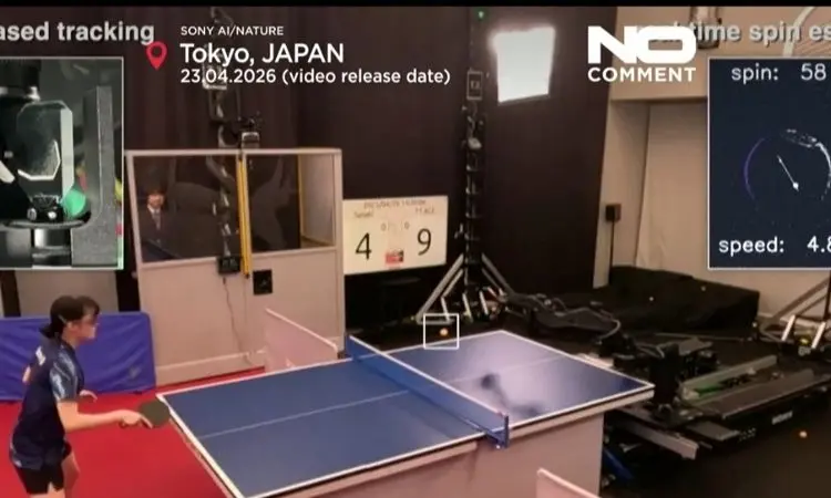 دقت و سرعت ربات سونی در تنیس روی میز؛ شگفتی جدید دنیای رباتیک (ویدئو)