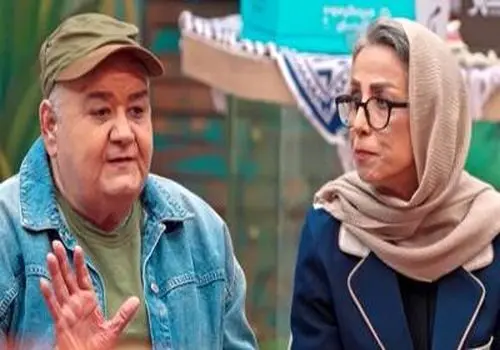 عکس جدید اکبر عبدی و همسرش با یک ژست عاشقانه