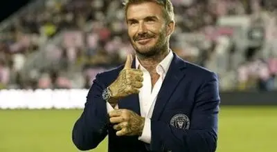  سر دیوید بکام رسما شوالیه شد +تصاویر 