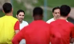  کنفرانس خبری وحید هاشمیان قبل از بازی پرسپولیس مقابل فجرسپاسی 