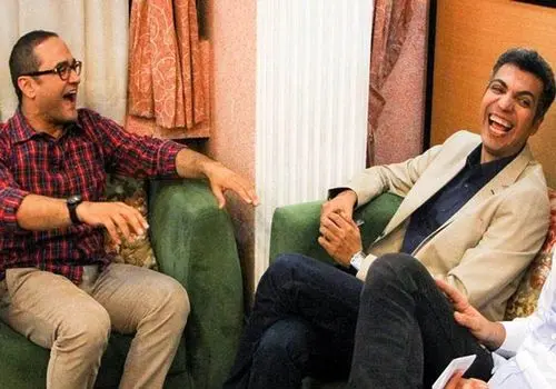 تماس تلفنی رامبد جوان با دخترش نوردخت و همسرش نگار جواهریان وسط برنامه زنده عادل فردوسی پور

