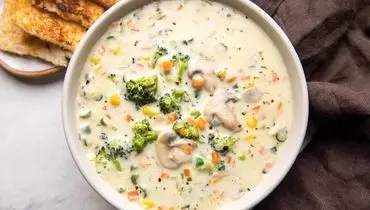 طرز تهیه سوپ شیر مجلسی به روش رستورانی+فیلم