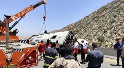 رئیس کل دادگستری فارس: پرونده قضایی واژگونی مرگبار اتوبوس کوار تشکیل شد