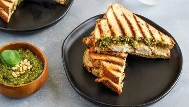 طرز تهیه ساندویچ اسفناج و گردو
