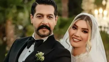 این زوج واقعاً به هم می‌آیند! قاب تماشایی از متین ستوده و همسرش کامران تفتی!