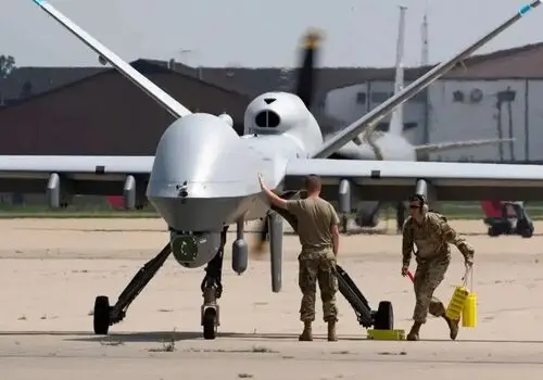 سپاه: یک فروند پهپاد MQ-9 در حریم هوایی خورموج هدف قرار گرفت