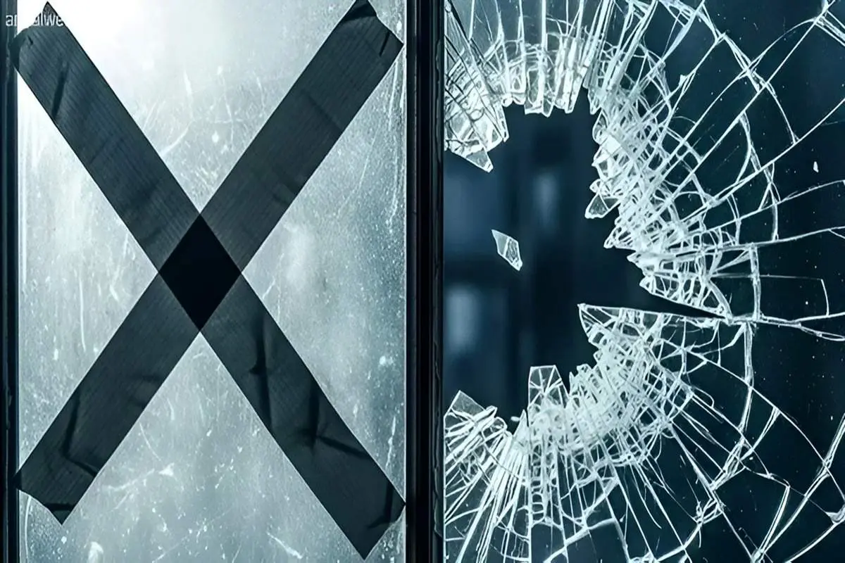 با یک چسب ساده پنجره‌ها را در برابر انفجار ایمن کنیم