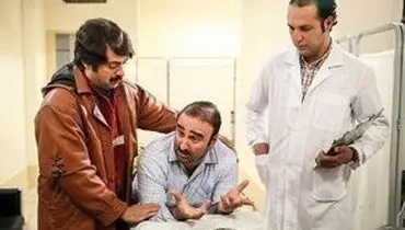 عکسی از بهبود سریال پایتخت در کنار مادرش