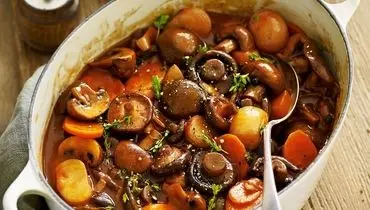 طرز تهیه سه سوته خورش قارچ با این روش خوشمزه