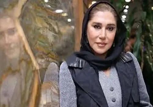 قاب دو نفره از نسیم ادبی به همراه بازیگر پیشکسوت+ عکس