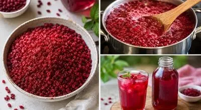 طرز تهیه شربت زرشک خوش‌رنگ و خوش‌طعم در خانه