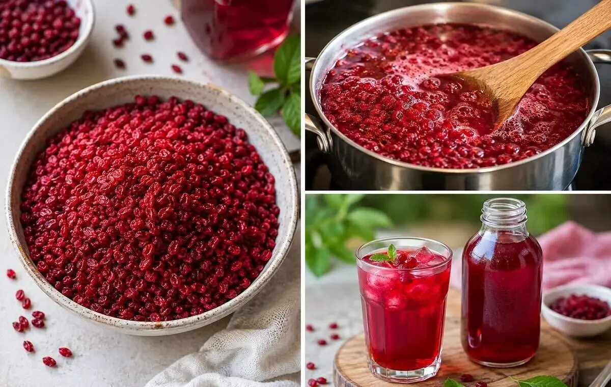 طرز تهیه شربت زرشک خوش‌رنگ و خوش‌طعم در خانه