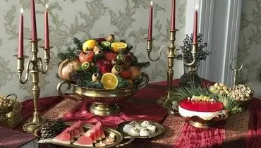 تزیین سفره شب یلدا ۱۴۰۴؛ ایده‌های محبوب سال + عکس