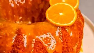 طرز تهیه  کیک پرتقالی با شربت پرتقال 
