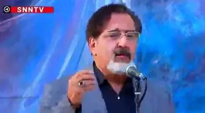 آواز خوانی حسام الدین سراج در مراسم تشییع مرحوم فرشچیان