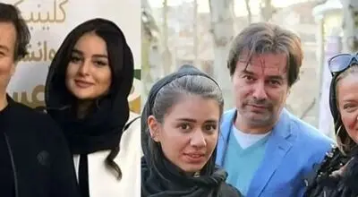 دو دختر پیمان قاسم‌خانی، یکی از بهاره رهنما و دیگری از میترا ابراهیمی؛ در یک قاب!