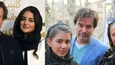 دو دختر پیمان قاسم‌خانی، یکی از بهاره رهنما و دیگری از میترا ابراهیمی؛ در یک قاب!