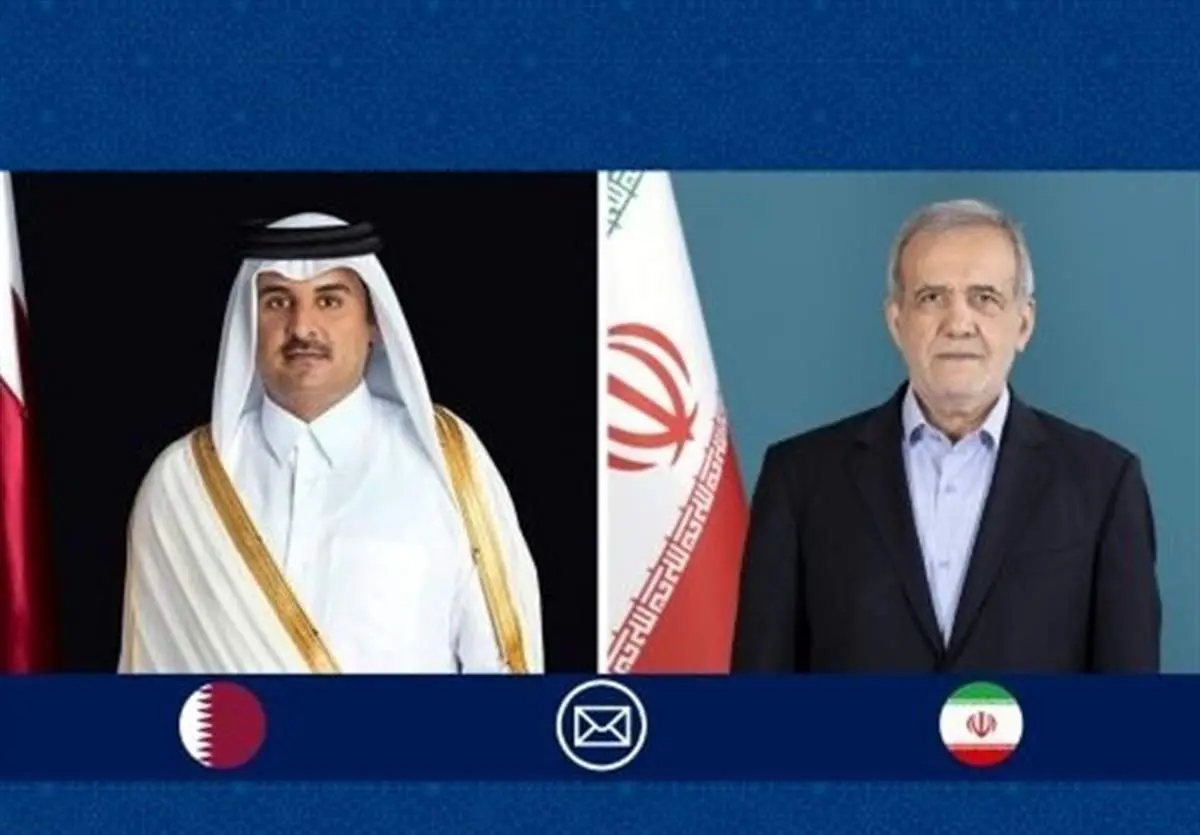 پیام رئیس جمهور به امیر قطر: برای ارتقای روابط مصمم هستیم