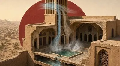 وقتی باد جای کولر را می‌گرفت؛ نبوغ معماری ایرانی در خنک‌کردن خانه‌های کویری
