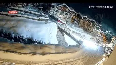 لحظه وحشتناک سقوط بهمن در کشمیر هند +فیلم