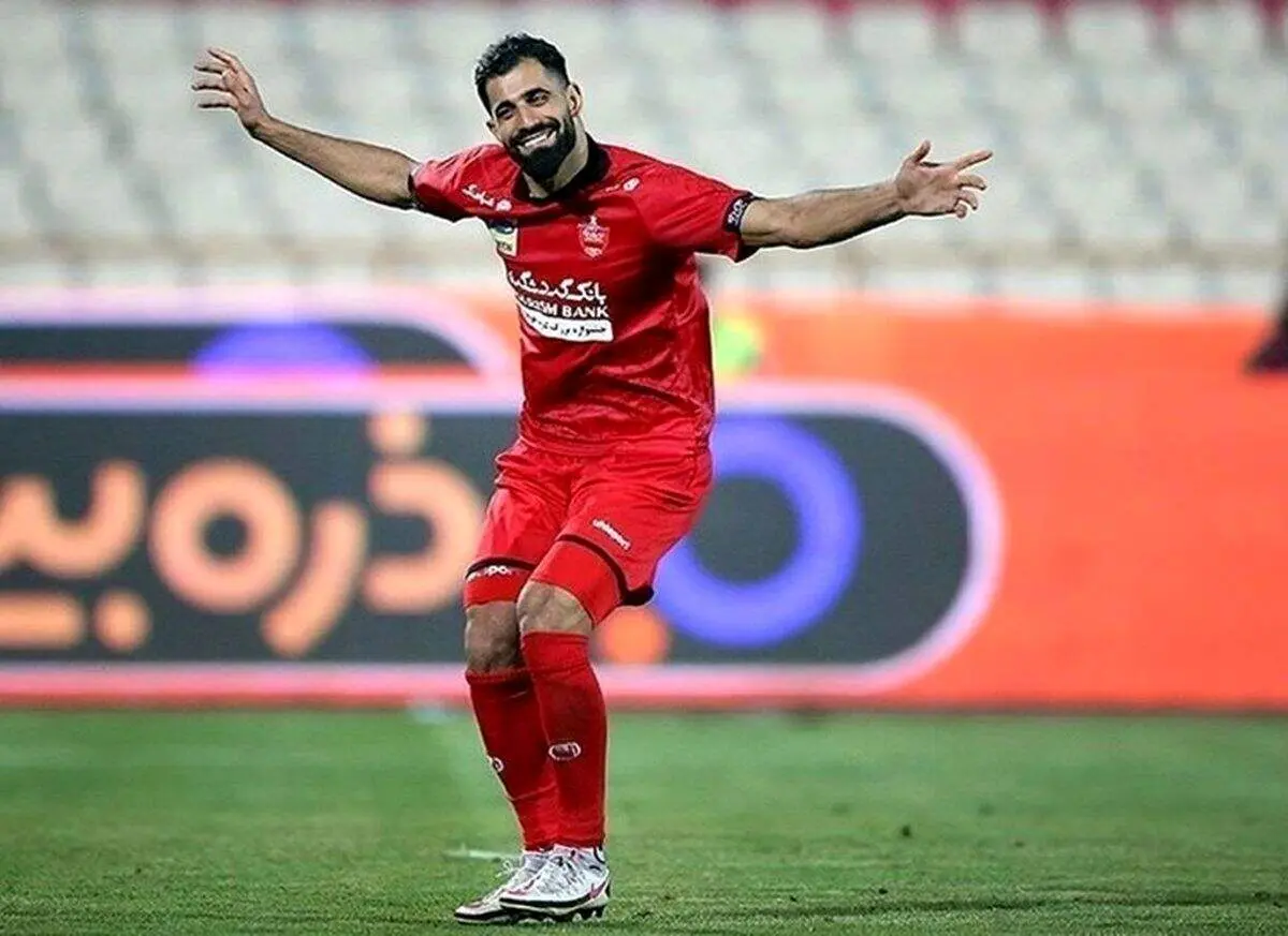 گل سوم پرسپولیس به فولاد با پنالتی کنعانی زادگان+ فیلم