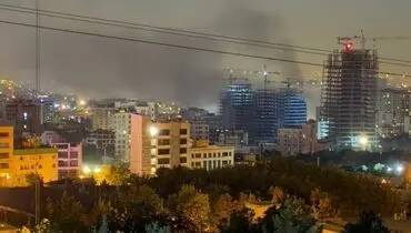 ویدیویی از حمله به مناطق مسکونی در شهرک شهید محلاتی تهران

