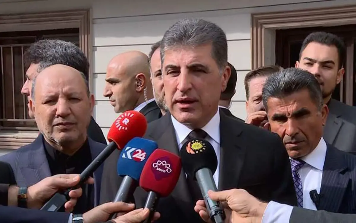 نچیروان بارزانی: اقلیم کردستان تهدیدی برای ایران نخواهد بود/ از کمک ایران برای جنگ با داعش متشکریم