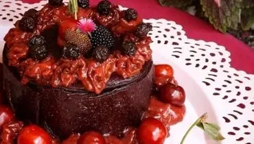 طرز تهیه کیک با لواشک