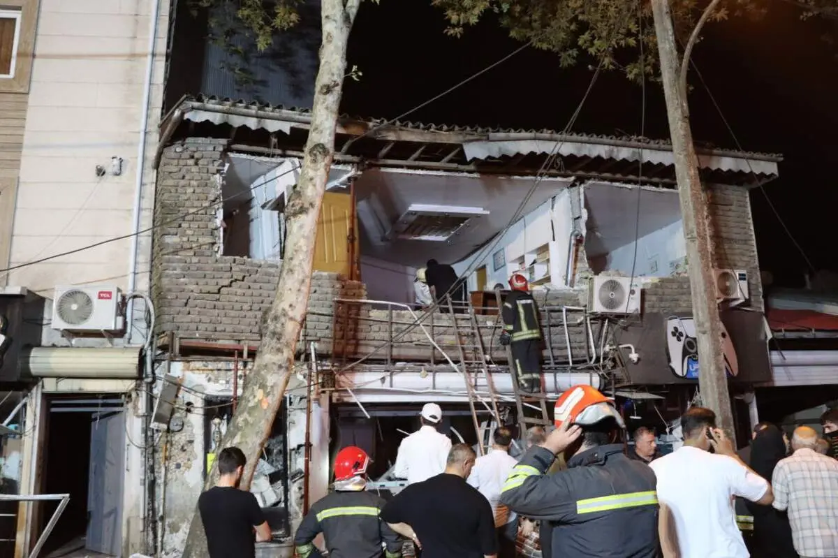 افزایش شمار مصدومان انفجار خیابان باهنر رشت به ۱۹ تن