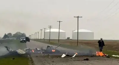 سقوط یک هواپیمای سبک/ آمار جان باختگان