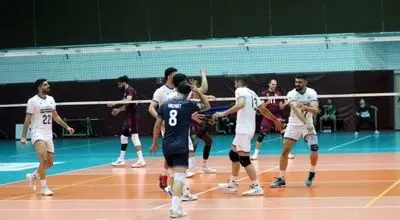 تیم ملی والیبال ایران در دیداری دوستانه، قطر را از پیش رو برداشت