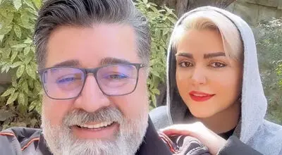 تصویری تازه از مهدی یغمایی و همسرش نگار که توجه بسیاری را جلب کرد!