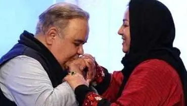 جشن تولد همسر اکبر عبدی در کنار خانواده