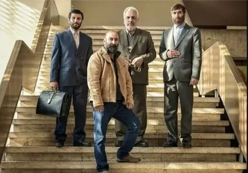 عکس مهران غفوریان با ریش سفید در کنار حیایی/ بازیگران سینما ایران در حال پیر شدن