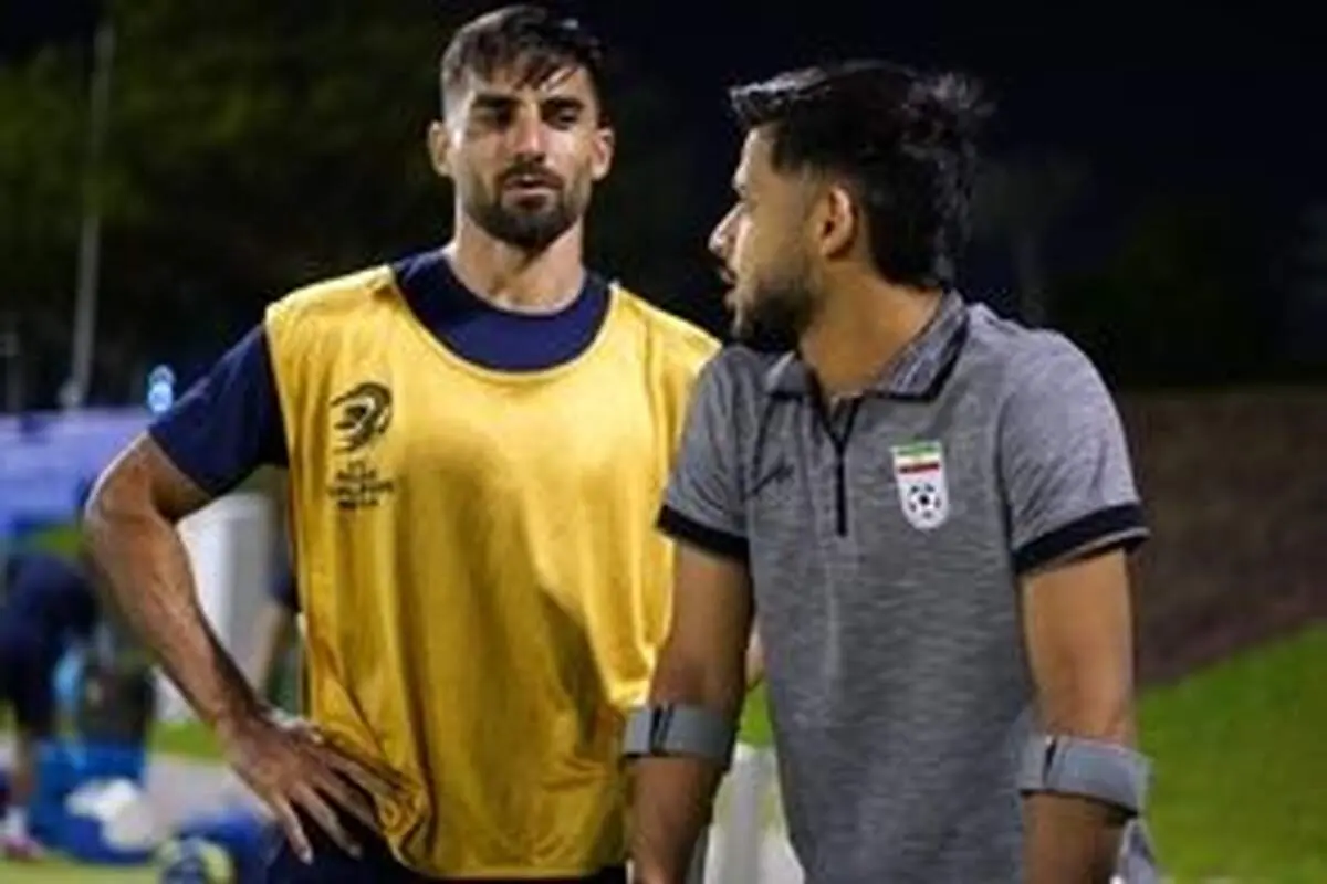 مهدی قایدی دست به عصا شد!/عکس