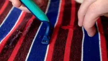  چگونه پرز لباس رو از بین ببریم؟ 