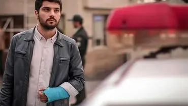 این تصاویر را از دست ندهید! تم جذاب و خاص سینا مهراد «بازیگر سریال پدر» با رزهای قرمز آتشین!