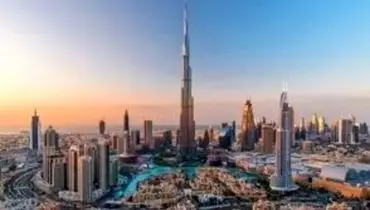 لحظۀ اصابت پهپاد در دبی با نمای برج خلیفه/ویدیو