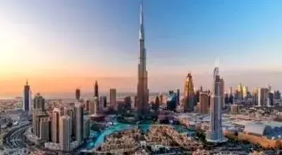 لحظۀ اصابت پهپاد در دبی با نمای برج خلیفه/ویدیو