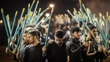 آیین سوگواری «شاه حسین گویان» تبریز، با ضرباهنگ سرود میهنی «ای ایران»+ فیلم