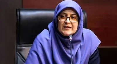 تصویری از فاطمه مهاجرانی در یک مراسم ختم