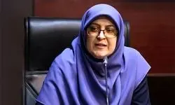 تصویری از فاطمه مهاجرانی در یک مراسم ختم