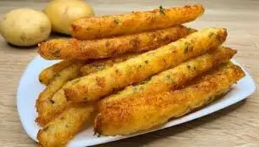 طرز تهیه سیب زمینی کریسپی رژیمی خوشمزه
