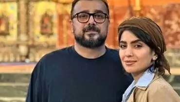 تصویر جدید از سپند امیرسلیمانی و همسر باردارش